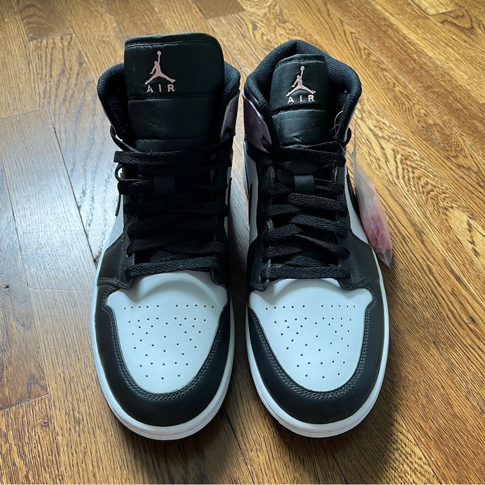 Jordan Black and White Athletic Shoes